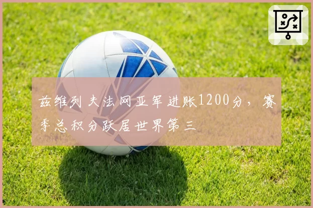 兹维列夫法网亚军进账1200分，赛季总积分跃居世界第三